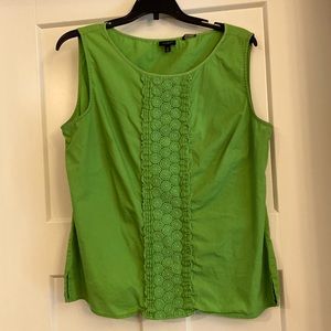 Talbots sleeveless shirt, size 14